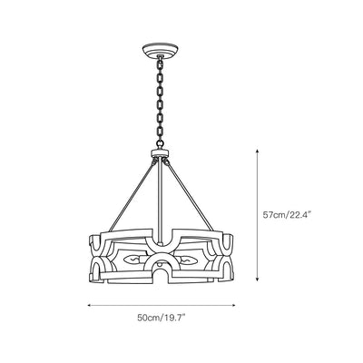 Havencourt Wood Chandelier