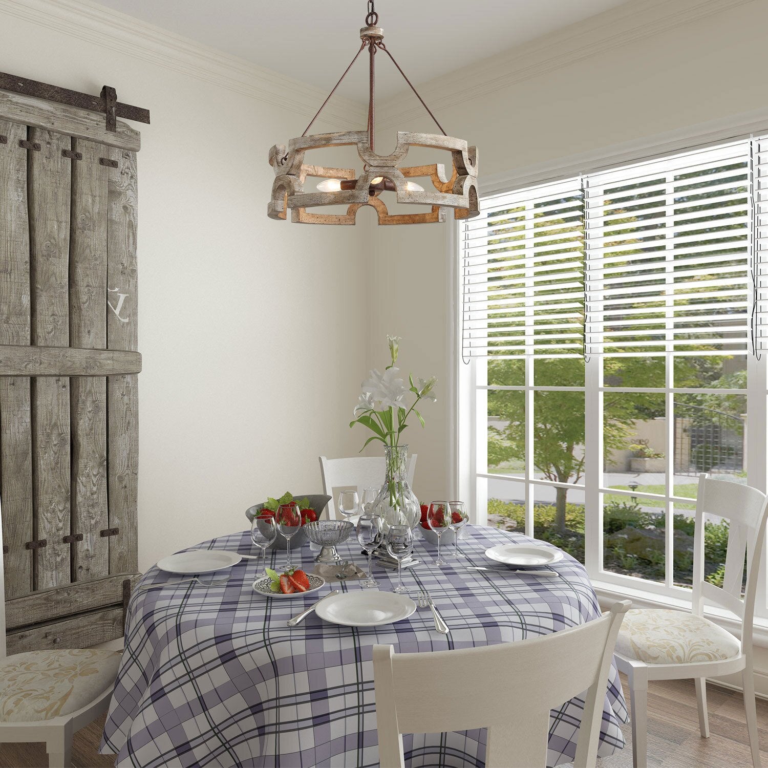 Havencourt Wood Chandelier