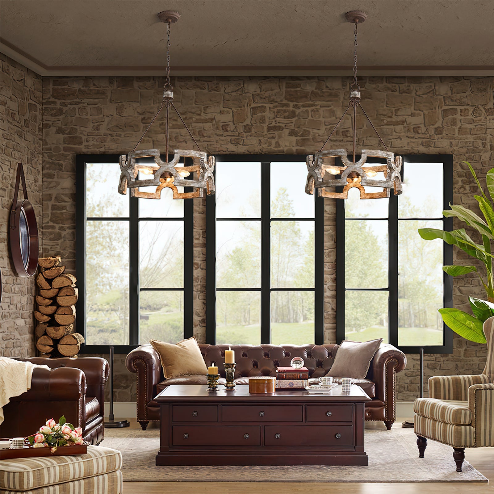 Havencourt Wood Chandelier