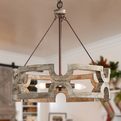 Havencourt Wood Chandelier