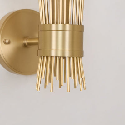 Thresher Postmodern Luxury Candle Brass Wall Light