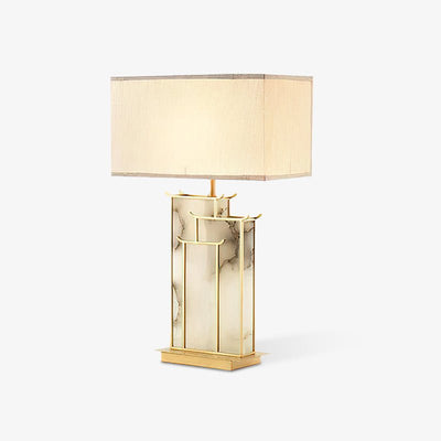 Nysilor Rectangular Glass Table Lamp