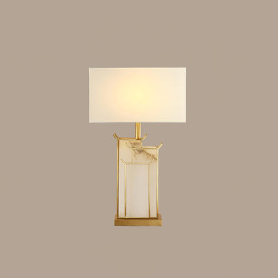 Nysilor Rectangular Glass Table Lamp