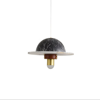 Jutta Pendant Lamp Marble Leather Fusion
