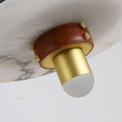 Jutta Pendant Lamp Marble Leather Fusion