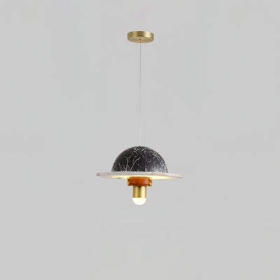 Jutta Pendant Lamp Marble Leather Fusion