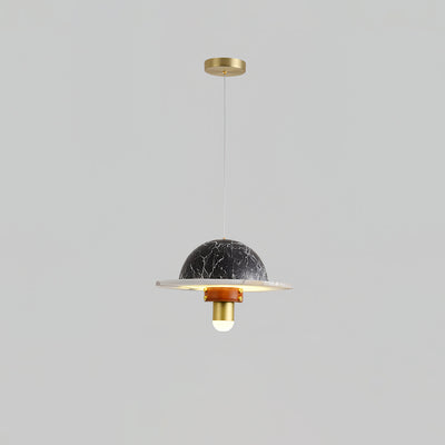 Jutta Pendant Lamp Marble Leather Fusion