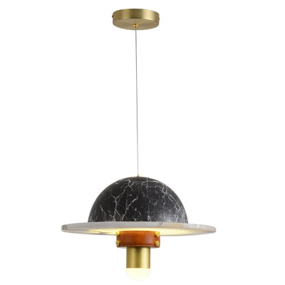 Jutta Pendant Lamp Marble Leather Fusion