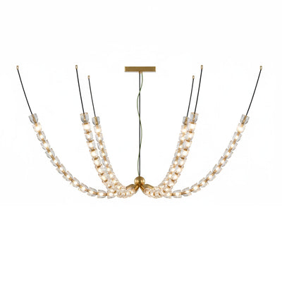 Nexus Gold  Crystal Chandelier