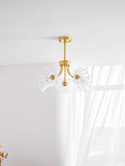 Glenwell Flower Glass Chandelier