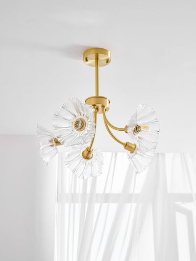 Glenwell Flower Glass Chandelier