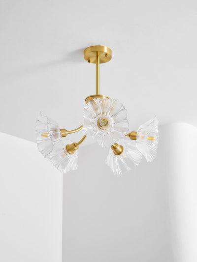 Glenwell Flower Glass Chandelier