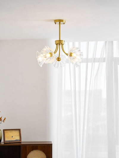 Glenwell Flower Glass Chandelier