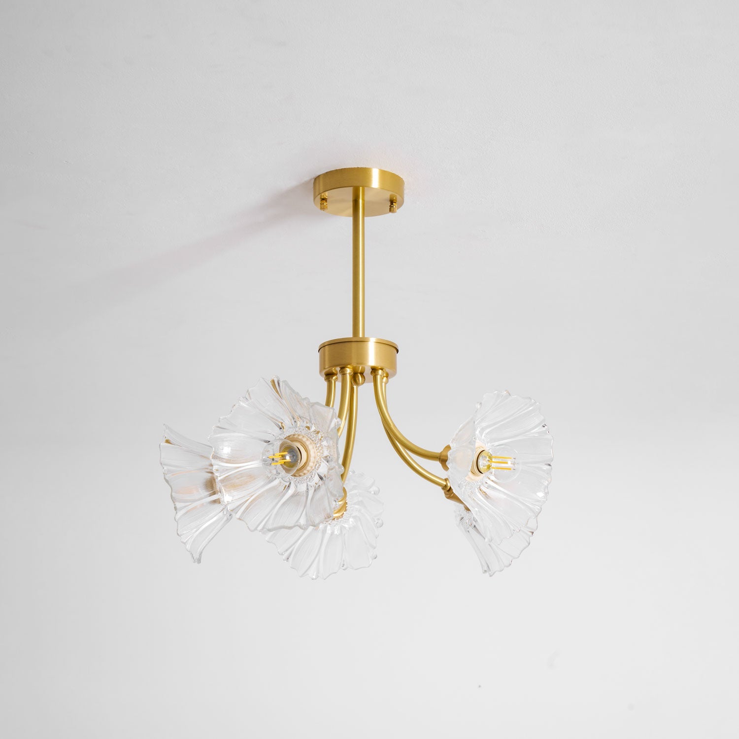 Glenwell Flower Glass Chandelier