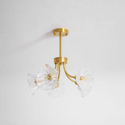 Glenwell Flower Glass Chandelier