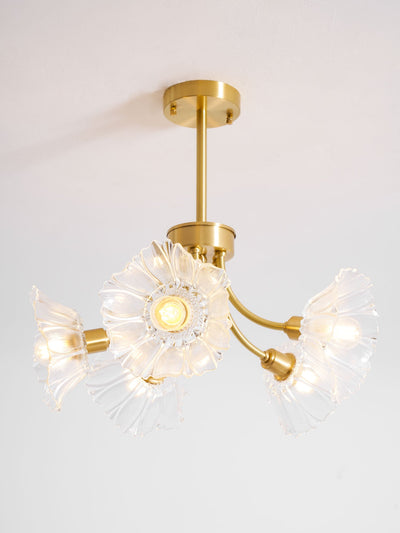 Glenwell Flower Glass Chandelier