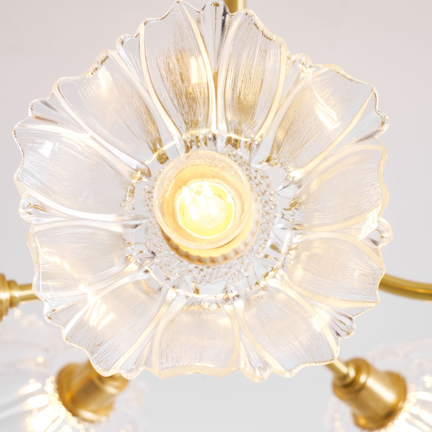 Glenwell Flower Glass Chandelier