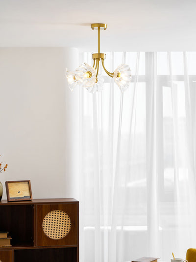 Glenwell Flower Glass Chandelier