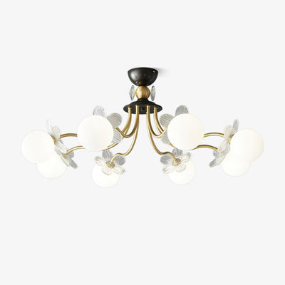Orlaeila Art Blossom Flower Glass Chandelier