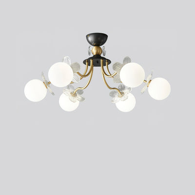 Orlaeila Art Blossom Flower Glass Chandelier