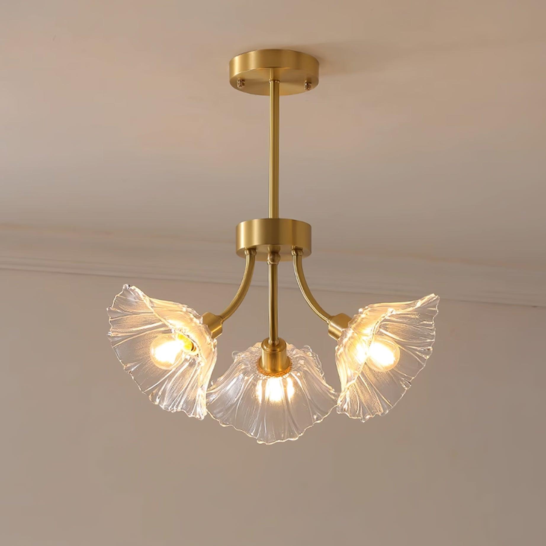 Glenwell Flower Glass Chandelier