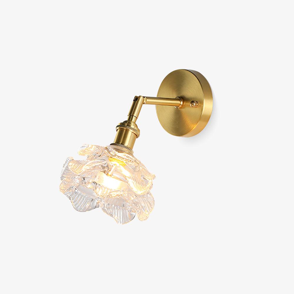 Petal Vintage Brass Wall Lamp