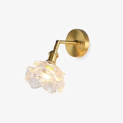 Petal Vintage Brass Wall Lamp