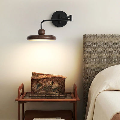 Arden Adjustable Plug-In /Hardwire Wall Lamp - Neutral Decor