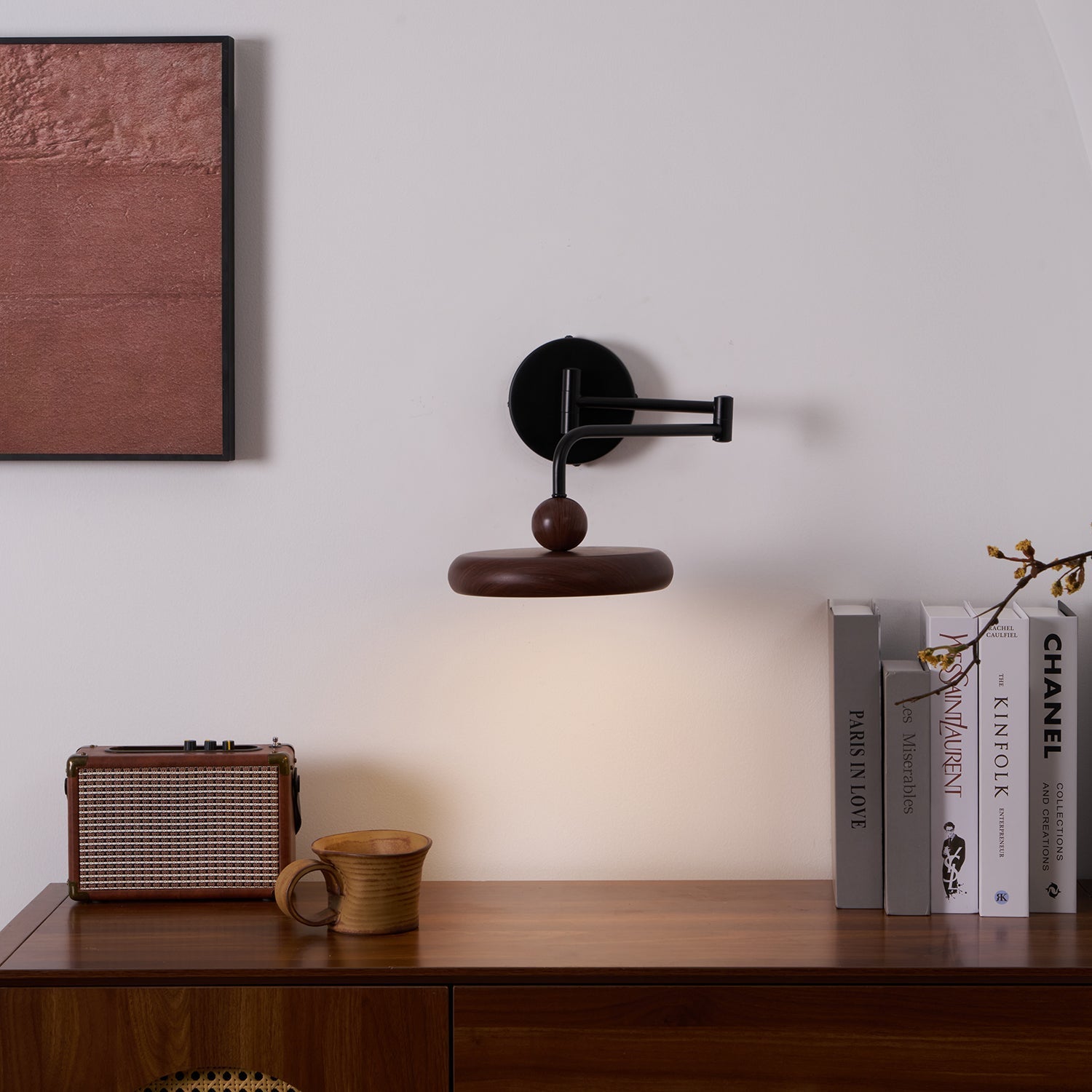 Nella Wooden Wall Light - Neutral Decor