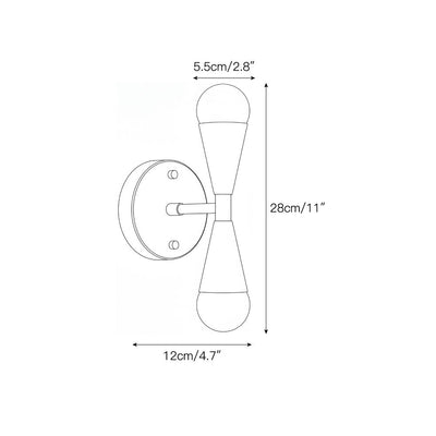 Karma Elvior Brass Double Wall Sconce