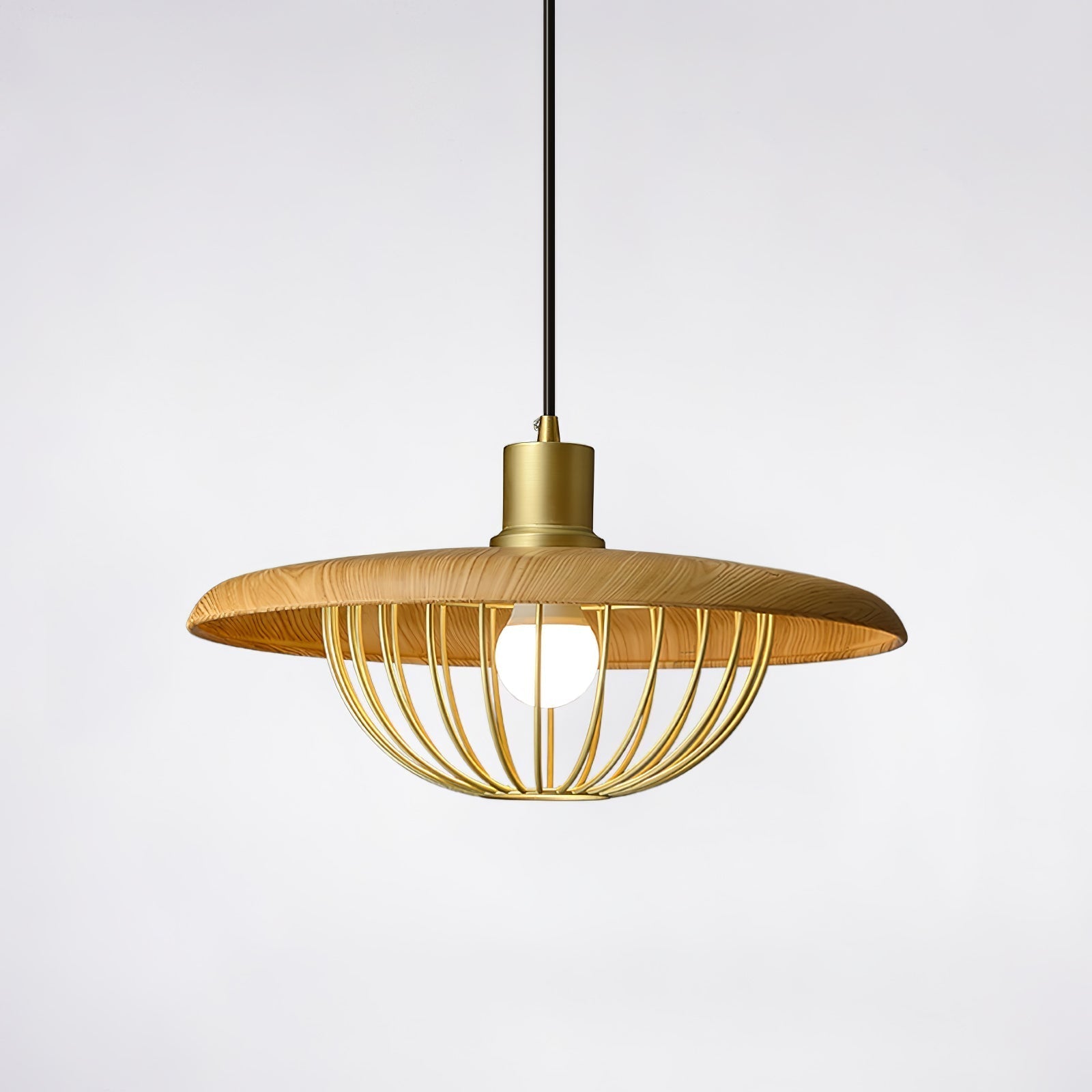 Rinoira Wood Retro Vintage Pendant Lamp