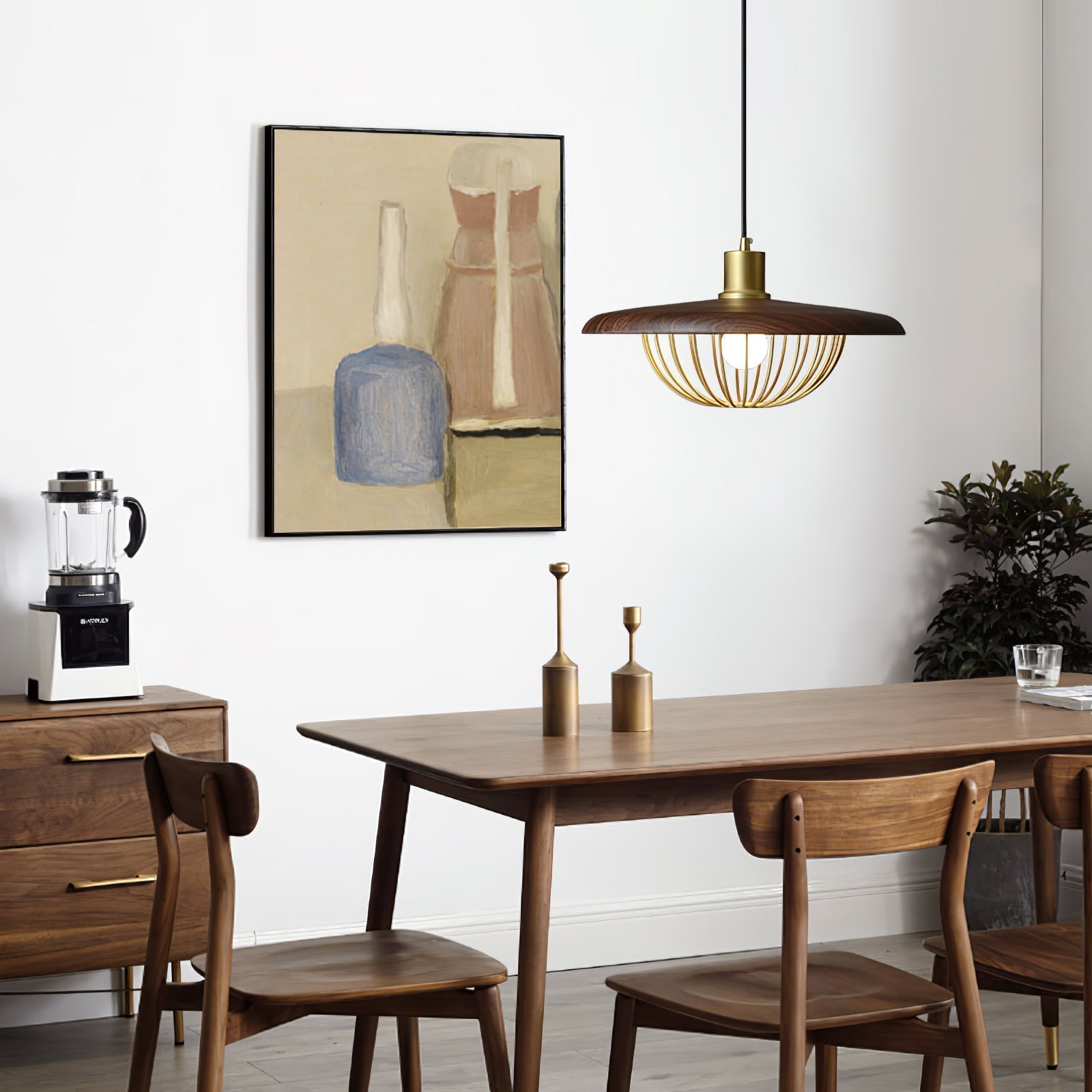 Rinoira Wood Retro Vintage Pendant Lamp