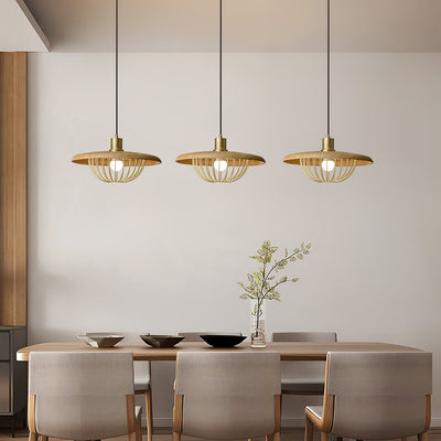Rinoira Wood Retro Vintage Pendant Lamp