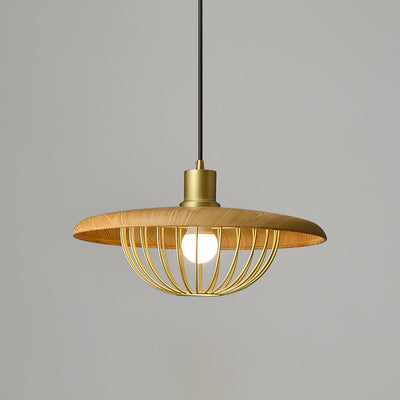 Rinoira Wood Retro Vintage Pendant Lamp