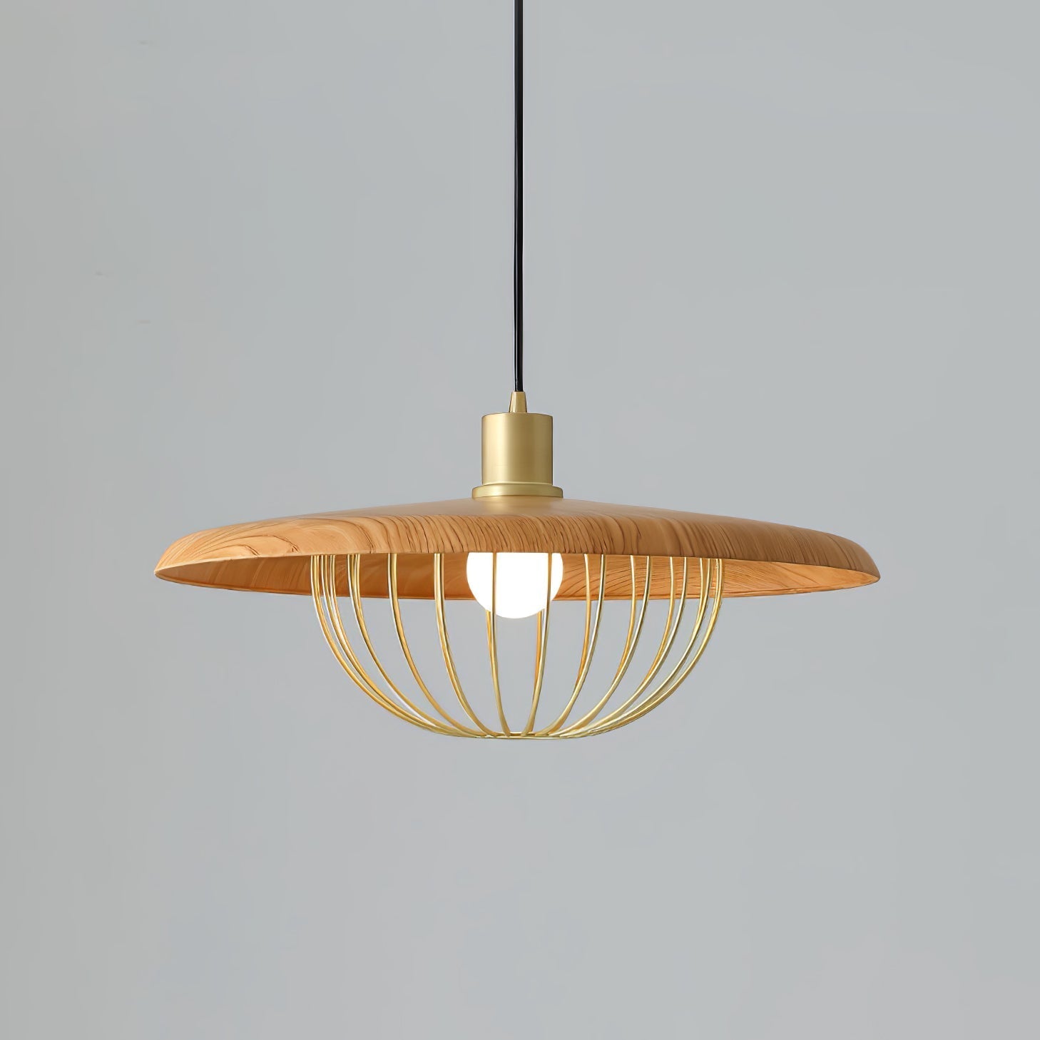 Rinoira Wood Retro Vintage Pendant Lamp