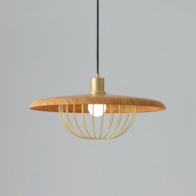 Rinoira Wood Retro Vintage Pendant Lamp