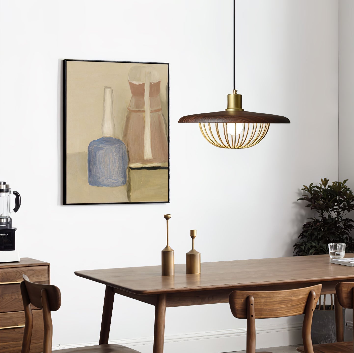 Rinoira Wood Retro Vintage Pendant Lamp