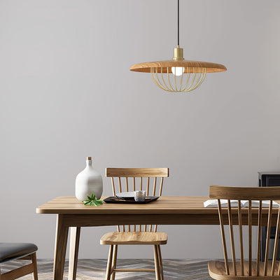 Rinoira Wood Retro Vintage Pendant Lamp
