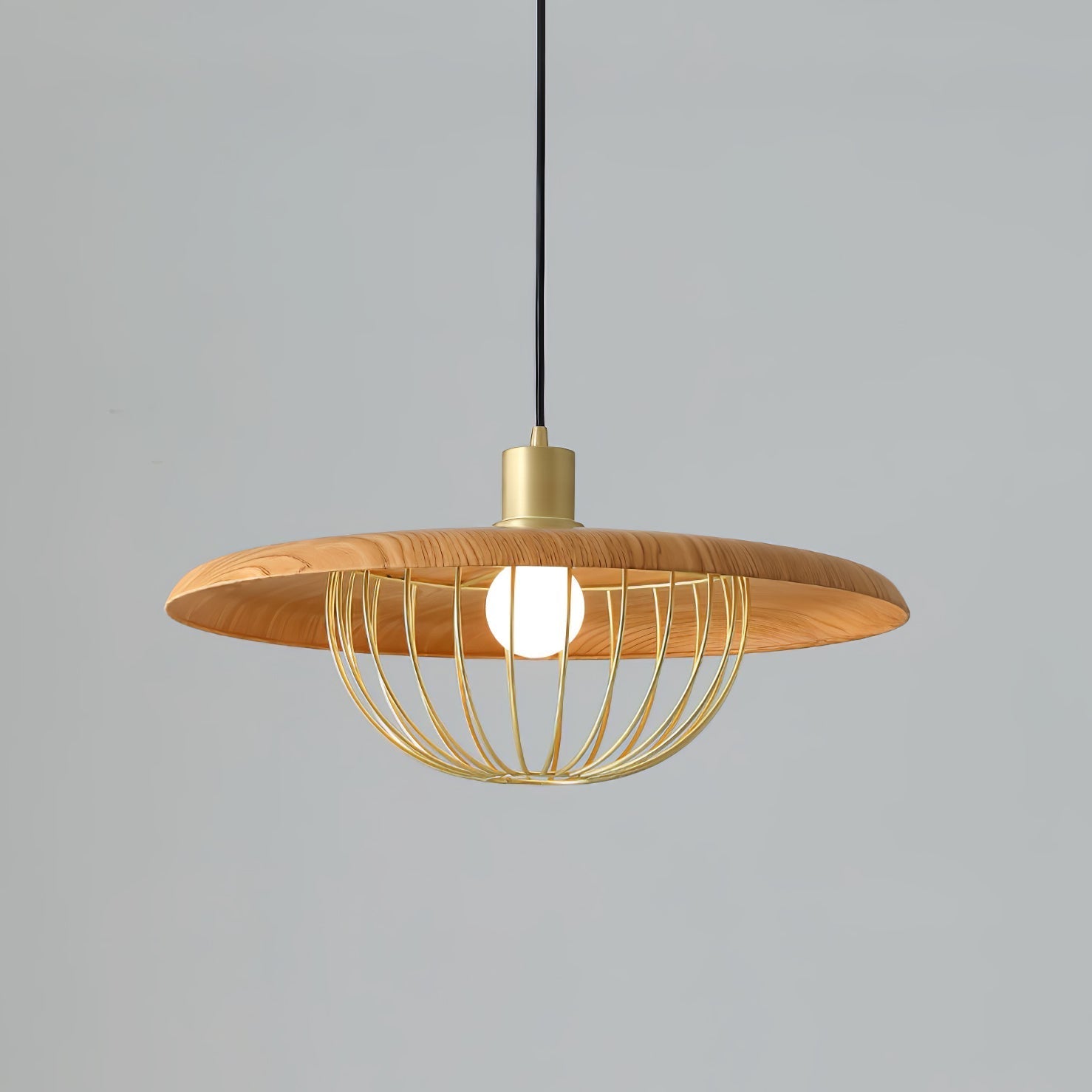 Rinoira Wood Retro Vintage Pendant Lamp