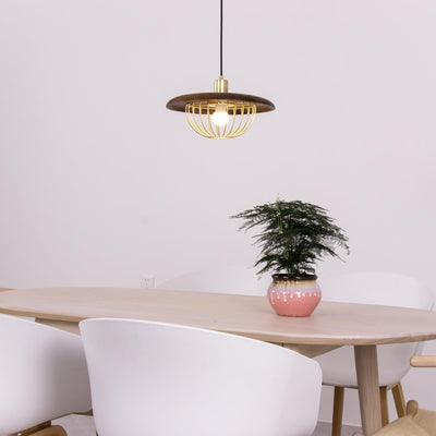 Rinoira Wood Retro Vintage Pendant Lamp