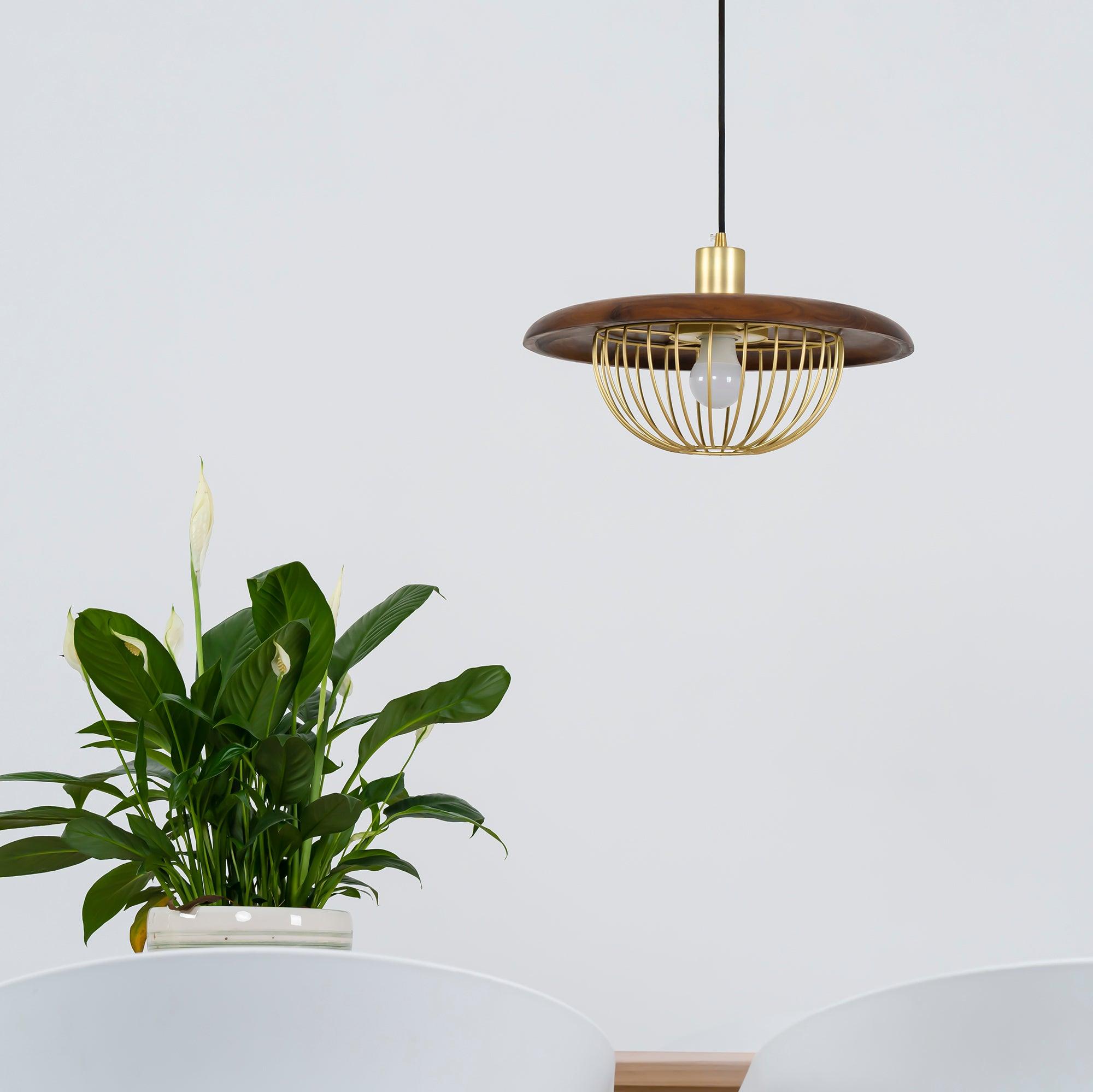 Rinoira Wood Retro Vintage Pendant Lamp