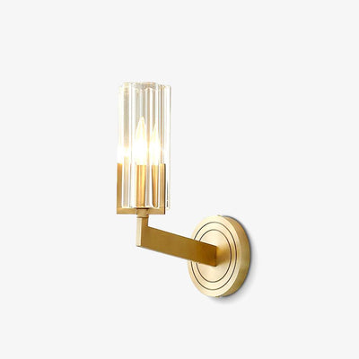 Coen Premium Elegance Brass Glass Wall Lamp