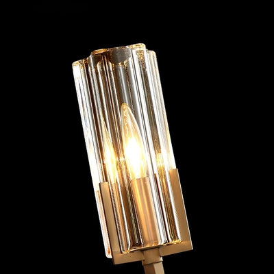 Coen Premium Elegance Brass Glass Wall Lamp