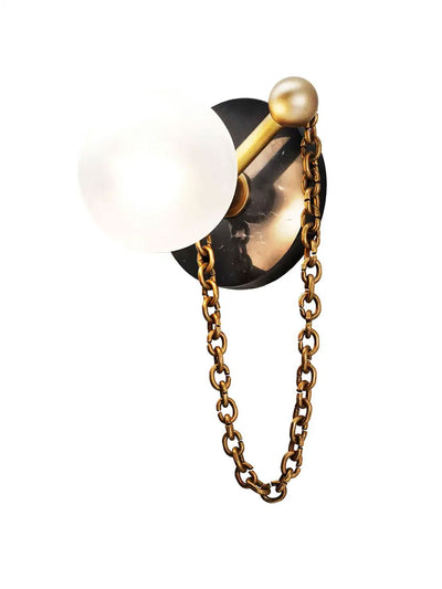 Petelise Marble Globe Wall Sconce