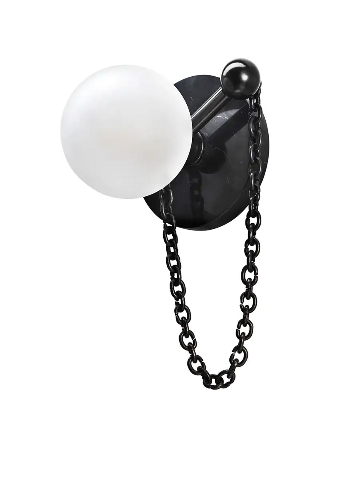 Petelise Marble Globe Wall Sconce