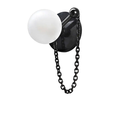 Petelise Marble Globe Wall Sconce