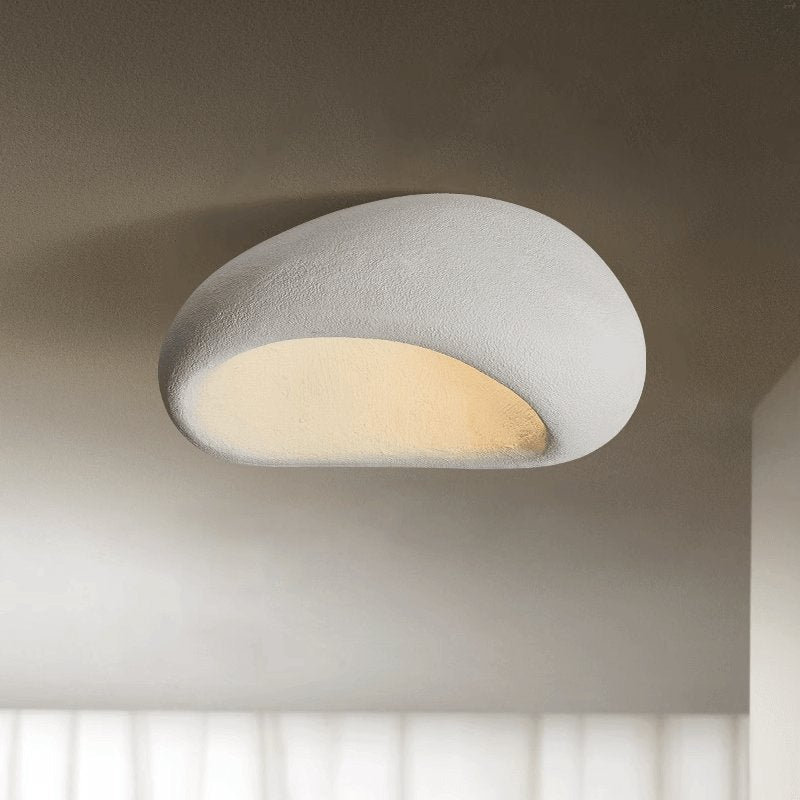 Solara Ceiling Lamp with Japanese Wabi-Sabi Moon
