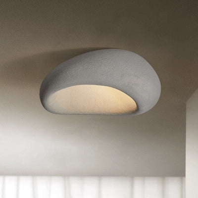 Solara Ceiling Lamp with Japanese Wabi-Sabi Moon