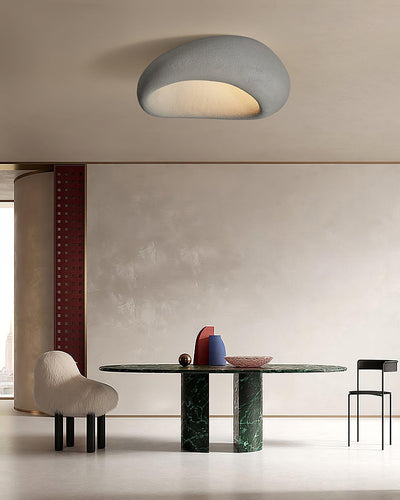 Solara Ceiling Lamp with Japanese Wabi-Sabi Moon