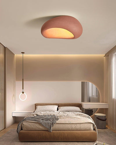 Solara Ceiling Lamp with Japanese Wabi-Sabi Moon